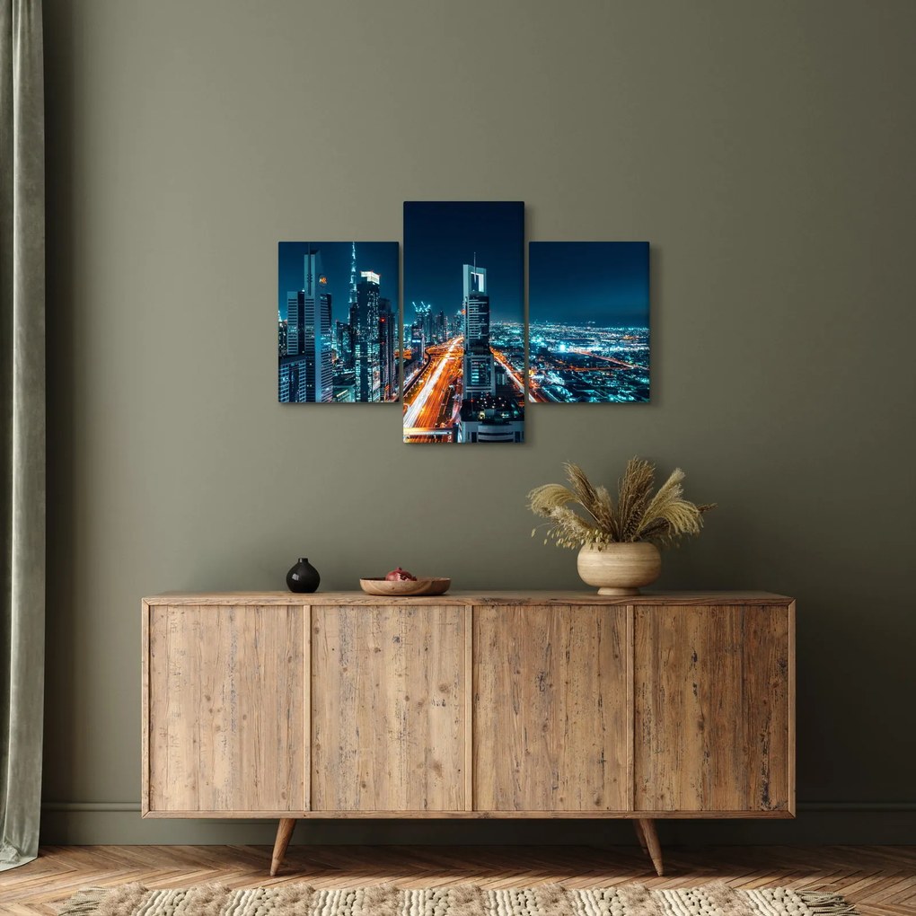Obraz - Dubajská noc (90x60 cm)