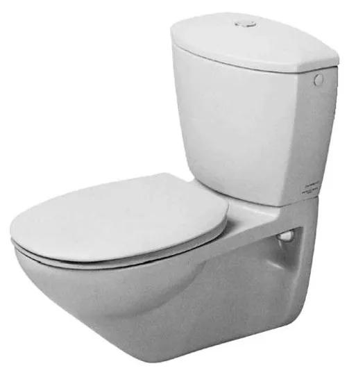 DURAVIT Duraplus Practica-Cascade závesné WC s plochým splachovaním, 365 mm x 650 mm, 0195090000