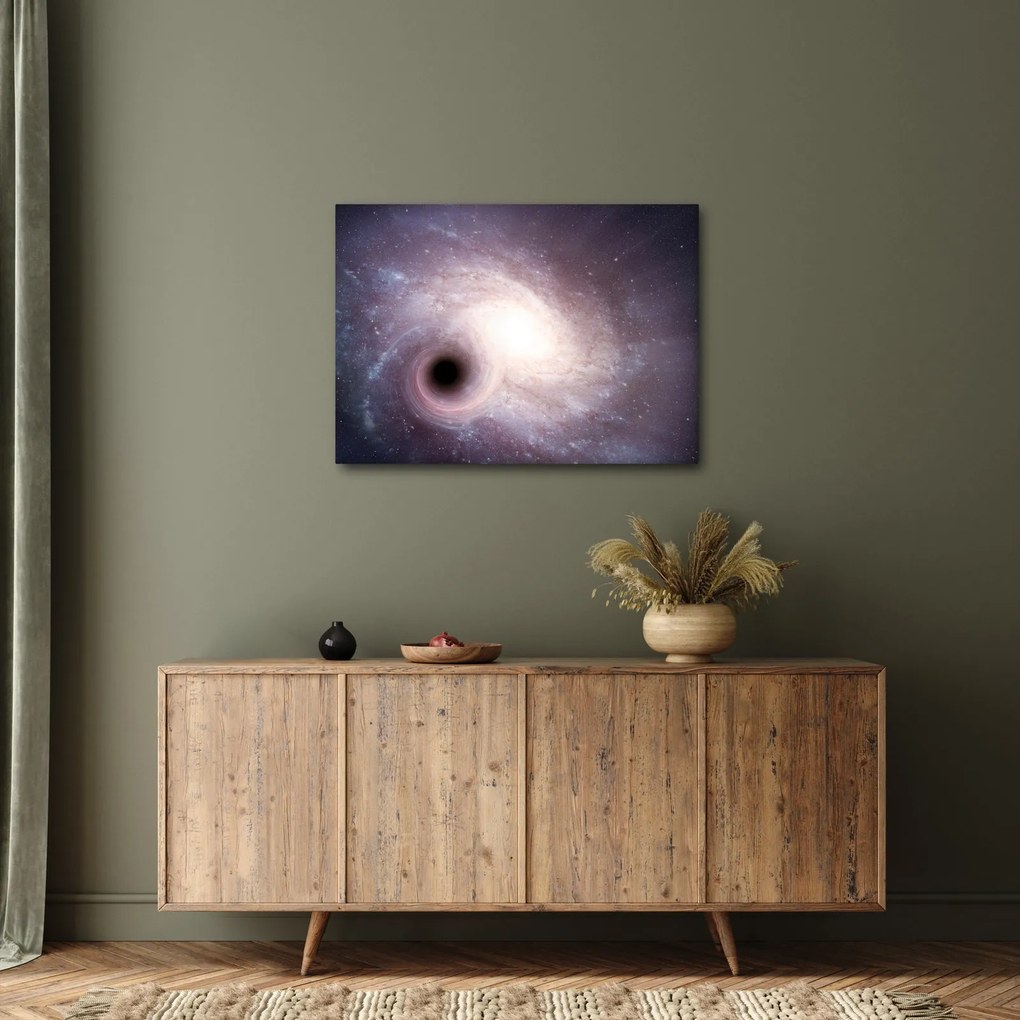 Obraz - Špirálna galaxia (70x50 cm)