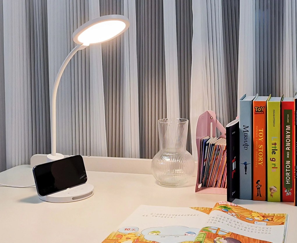 TOP LIGHT Stolová lampička Viola C, Čierna