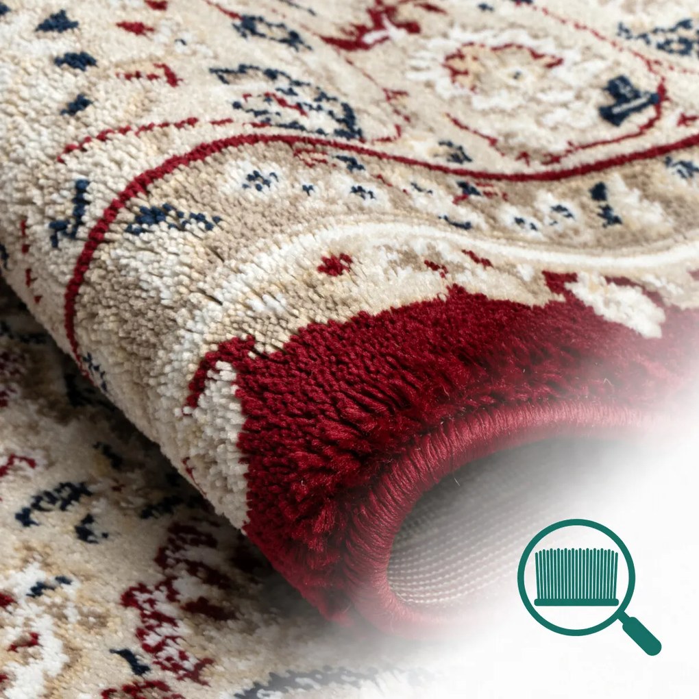 Angel Carpet, Kusový koberec Sultan 12 Red, 200x290, červená, kancelária