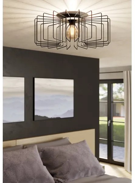 Eglo 98507 - Stropné svietidlo TREMEDAL 1xE27/28W/230V