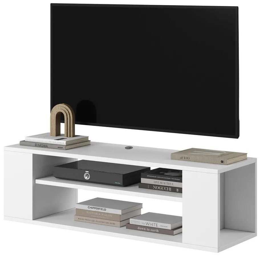 TV skrinka/stolík Walker 100  (biela). Akcia -20%. Vlastná spoľahlivá doprava až k Vám domov. 1098697