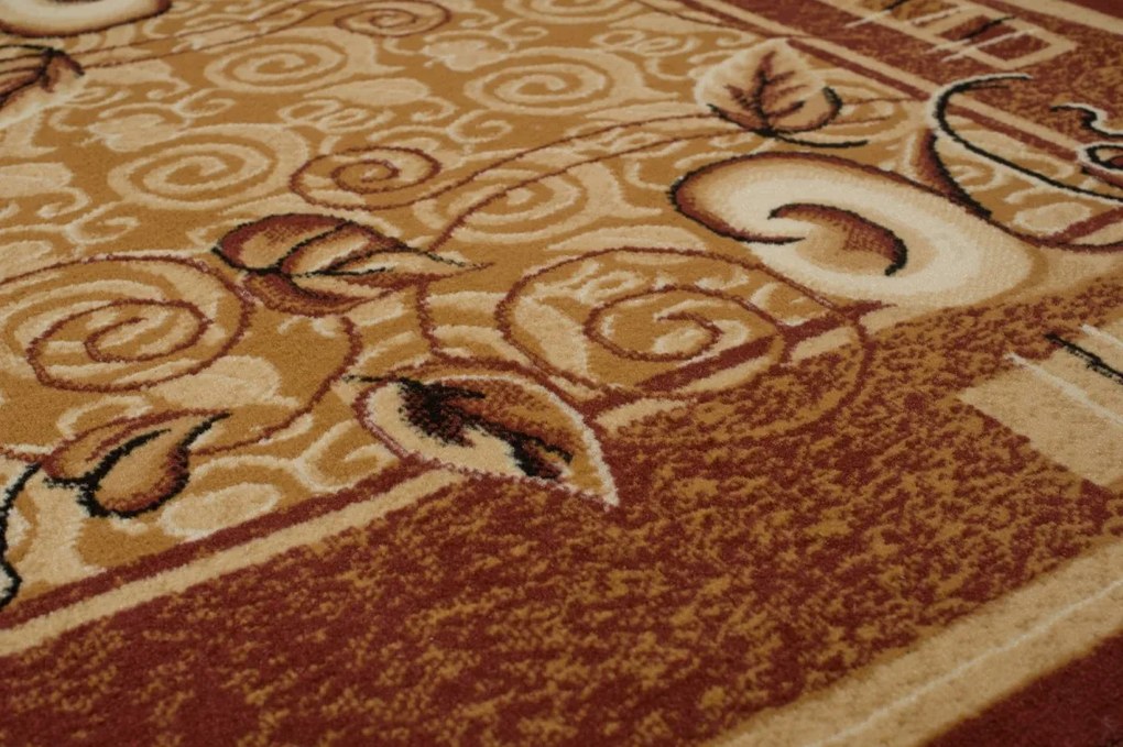 TA Koberec E952A HNEDÝ ATLAS PP Rozmer: 130x190 cm