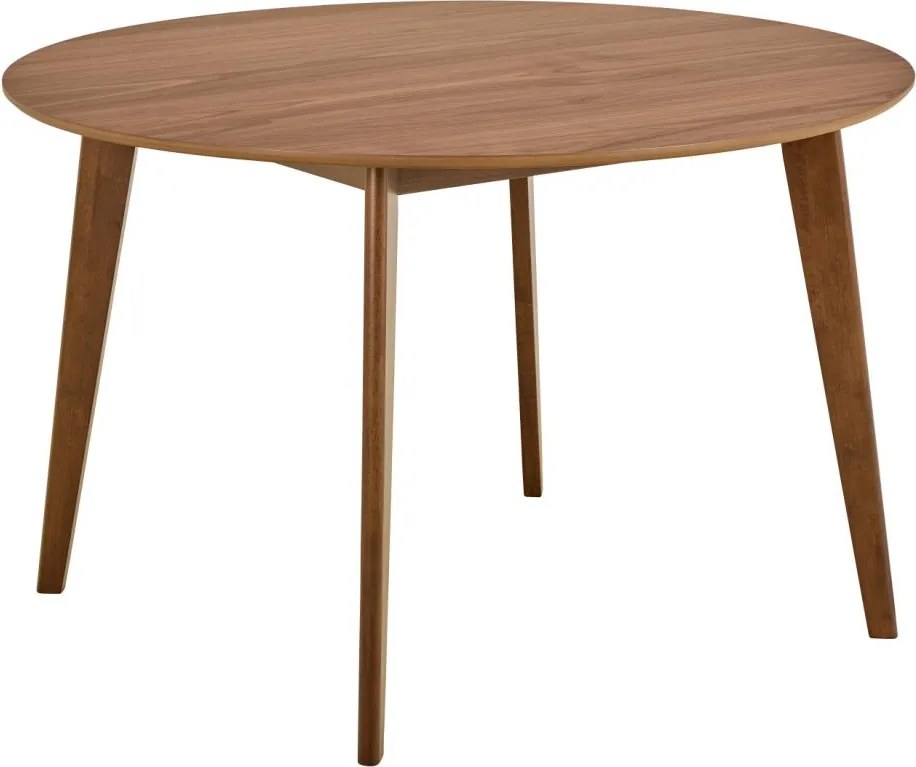 Okrúhly jedálenský stôl Roxby 120 cm orech