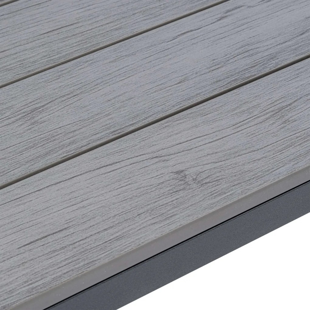 Závesný balkónový stôl AGATTI sivý