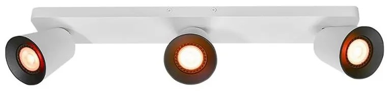 Biele stropné svietidlo s kovovým tienidlom 9x53 cm Elli – GTV