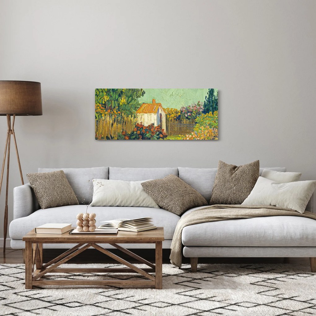 Obraz - Imitator of Vincent van Gogh, Landscape, reprodukcia (120x50 cm)