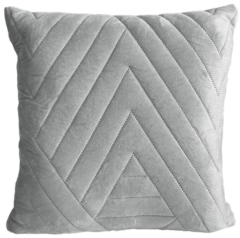 Obliečka na vankúš Lili RQ-191 40x40 cm svetlosivá