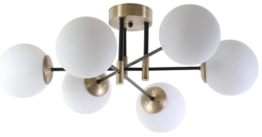 Stropní svítidlo Dolunay VII bílé/černé