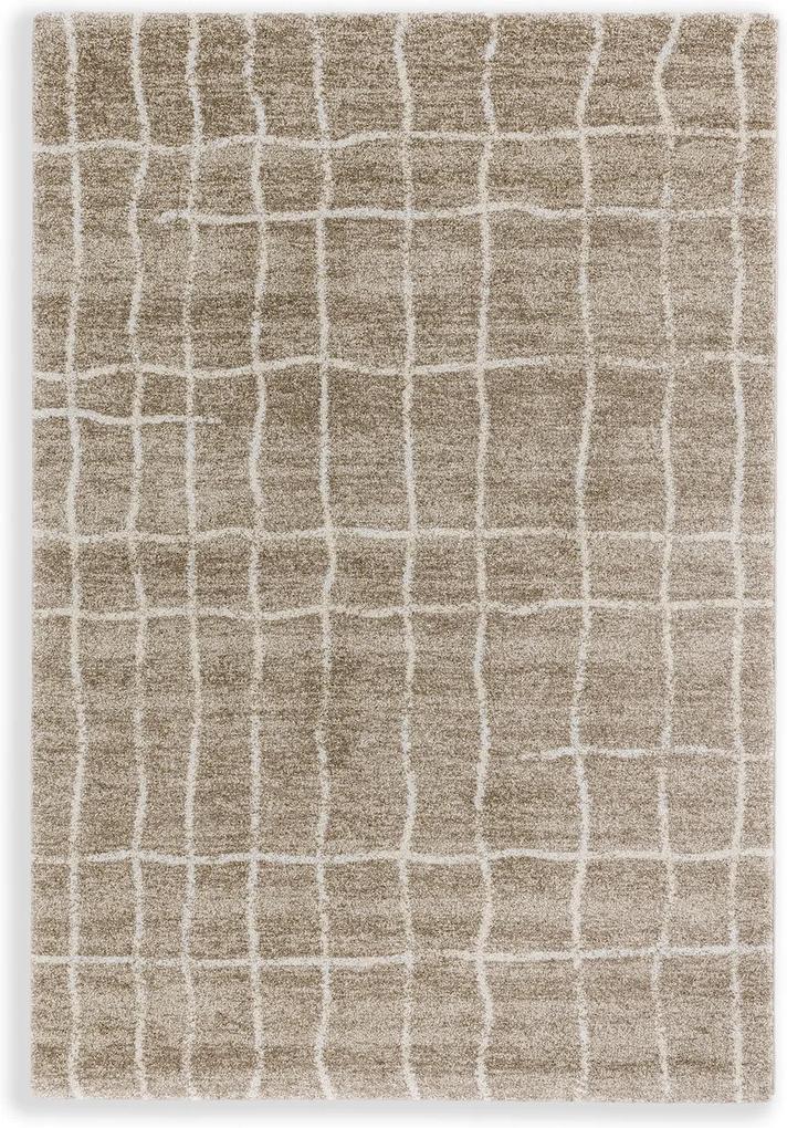 Astra - Golze koberce Kusový koberec Savona 193006 Grid Beige - 160x230 cm
