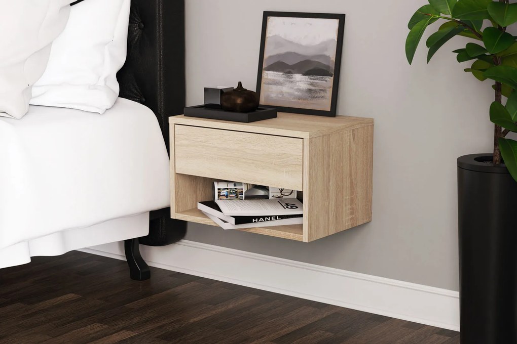 Nocný stolík CAMILA, dub sonoma