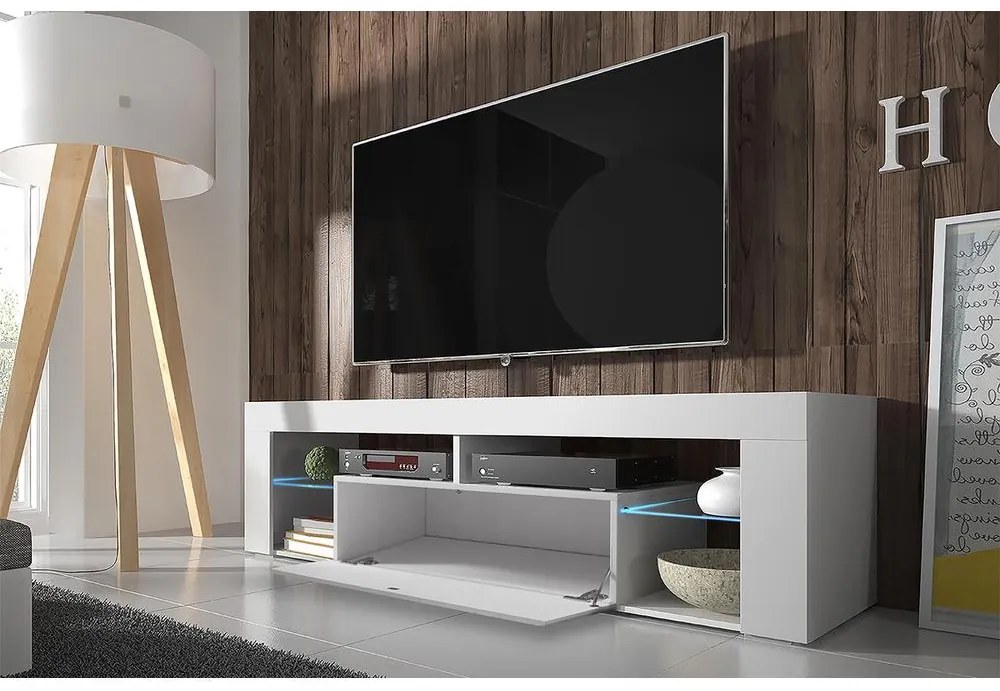 TV skrinka/stolík Bionca  (biela). Akcia -17%. Vlastná spoľahlivá doprava až k Vám domov. 1098598