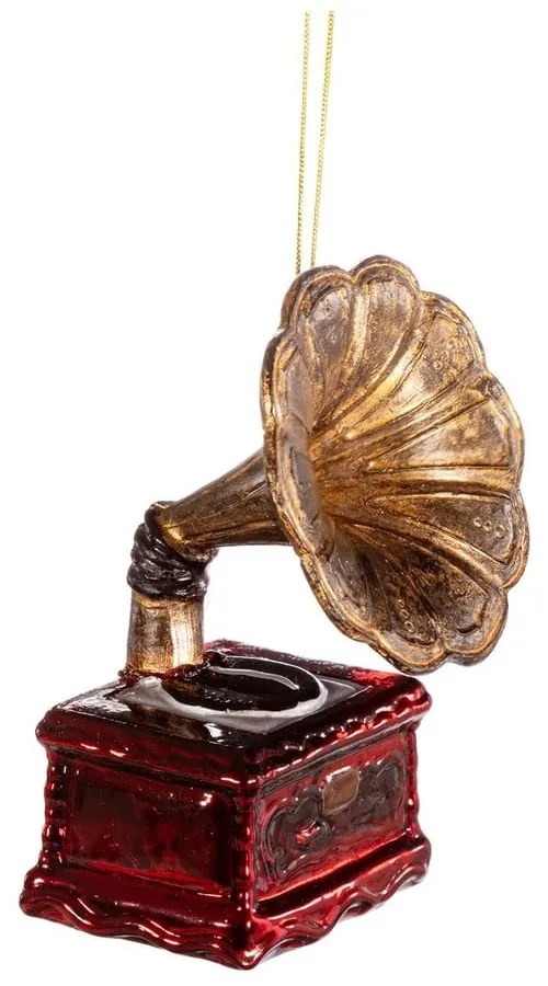 Ručne vyrobená vianočná ozdoba 11 cm Gramophone – Sass &amp; Belle