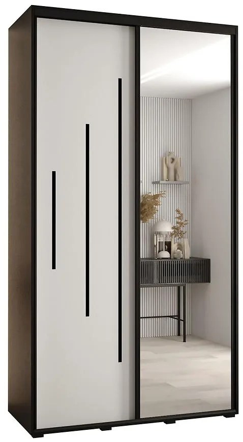 Skriňa 45 Canaris 13 130 čierna/biela/čierna