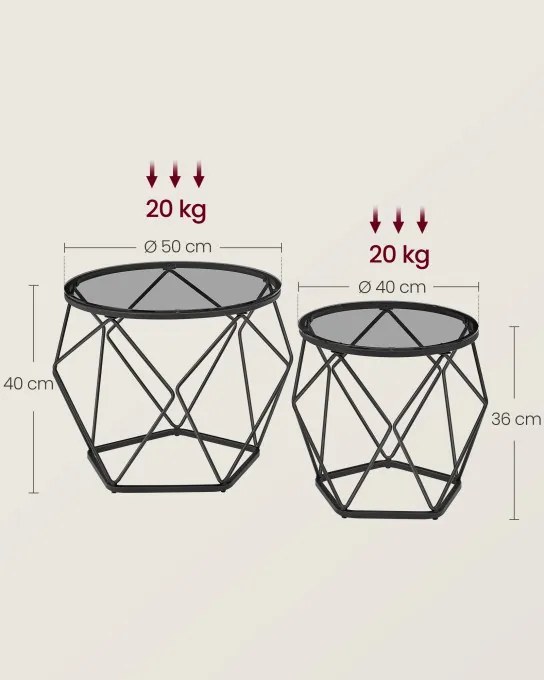 Set konferenčných stolíkov LGT040B03