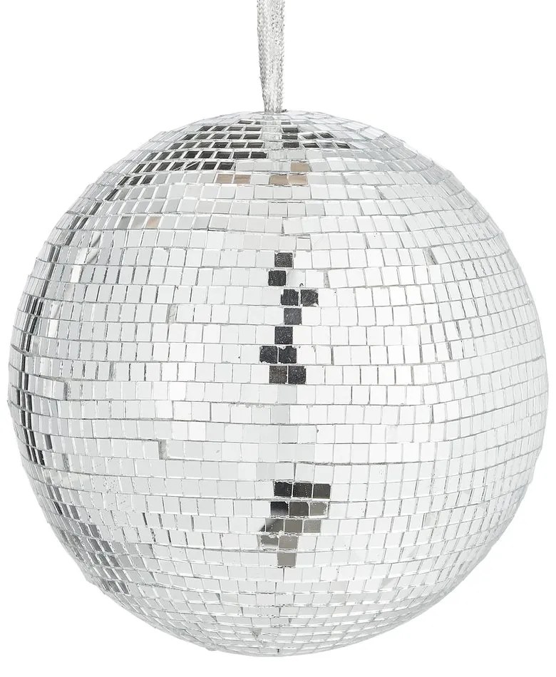 DISCO Guľa 15 cm - strieborná