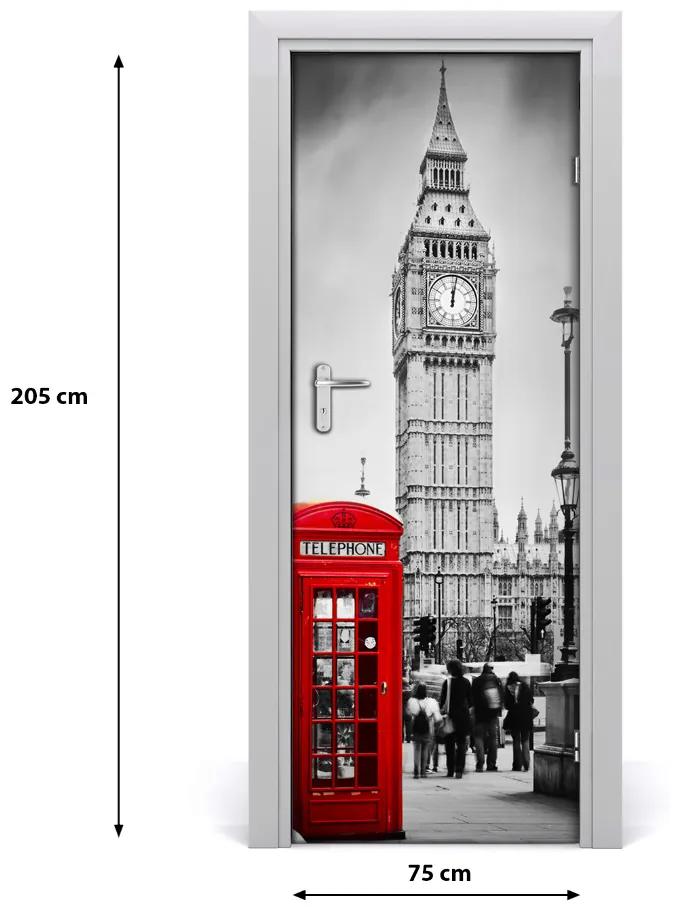Fototapeta samolepiace na dvere Elizabeth Tower Londýn 75x205 cm