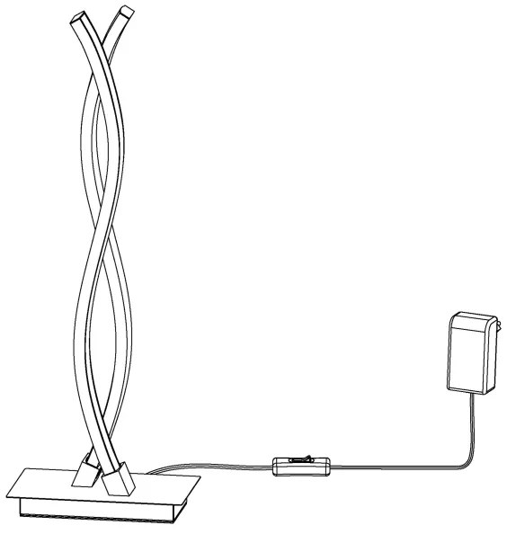 Eglo 99318 - LED Stolná lampa LASANA LED/10W/230V