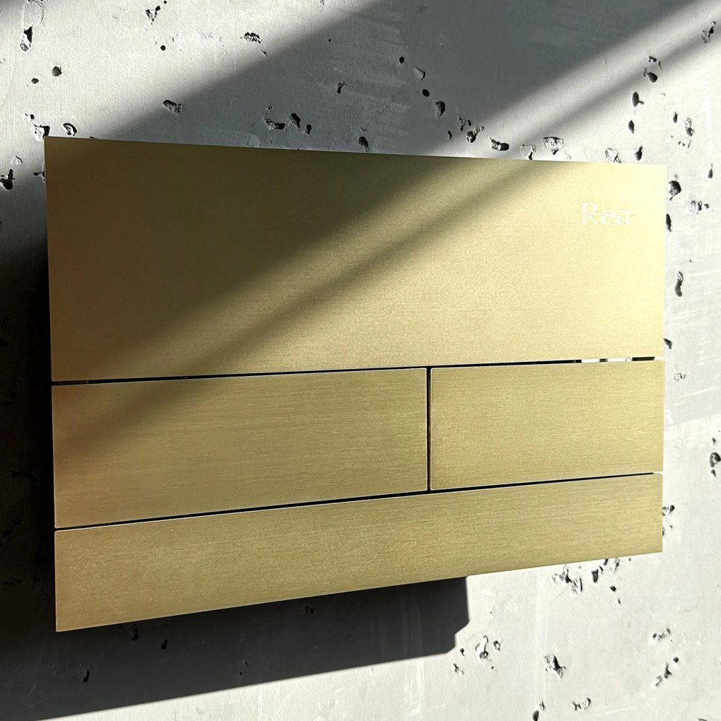 Rea, Ovládacie tlačidlo k podomietkovým systémom WC T Rea K011A-Q, zlatá matná, REA-E0055