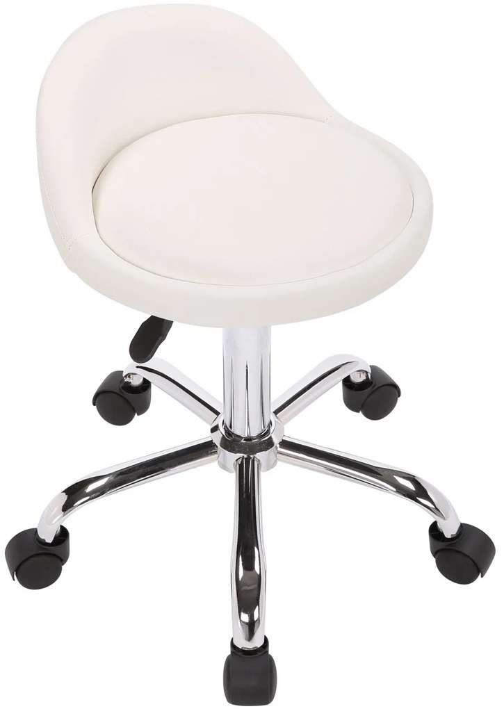 Design-Shop Pracovná stolička Teramo 316455 - Biela