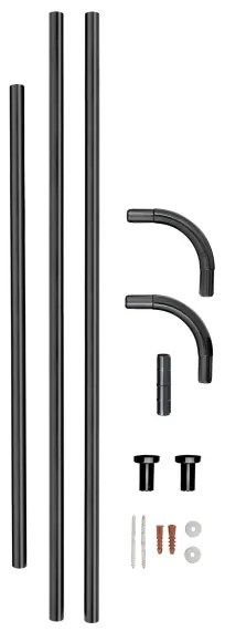 WENKO 23565100 - Tyč 2x2 cm čierna