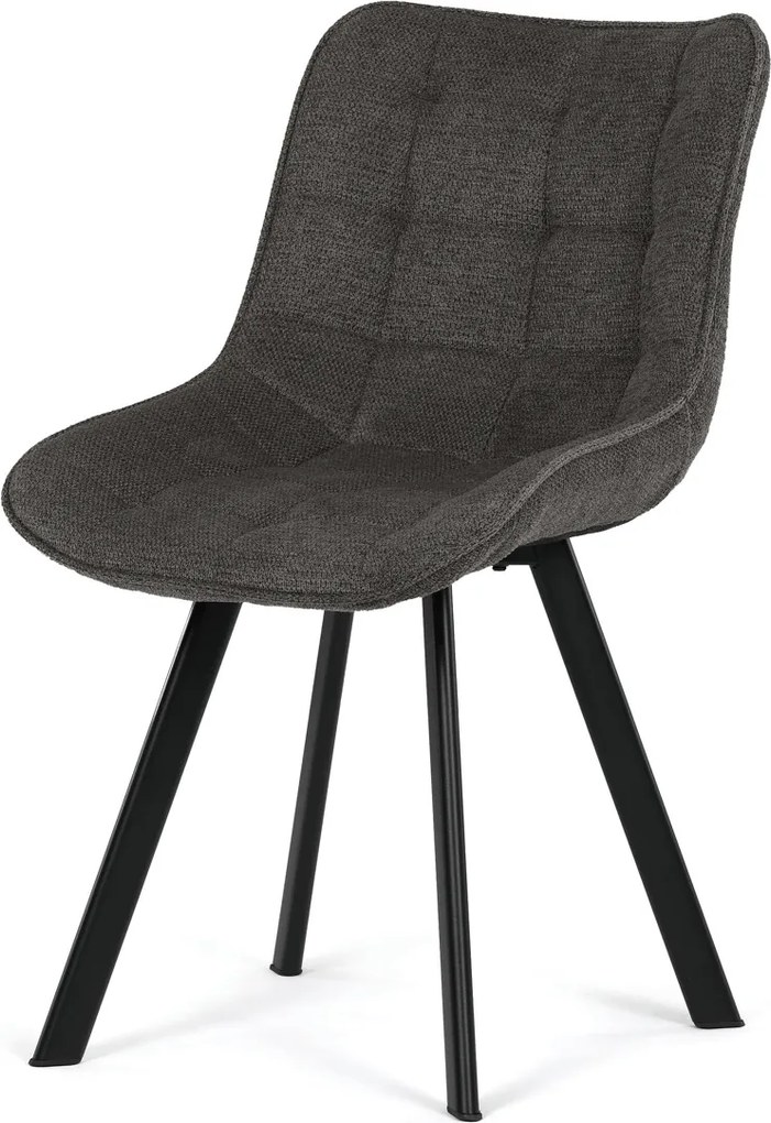 Jedálenská stolička látka/kov HC-V3068 Farba: Sivá