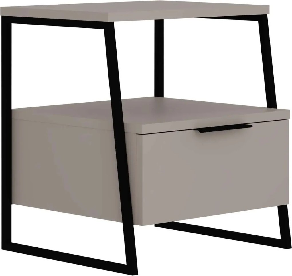 Nočný stolík Houseland Pal moka