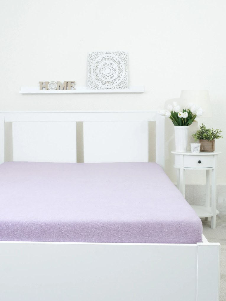 Froté plachta 200 × 200 cm - lila