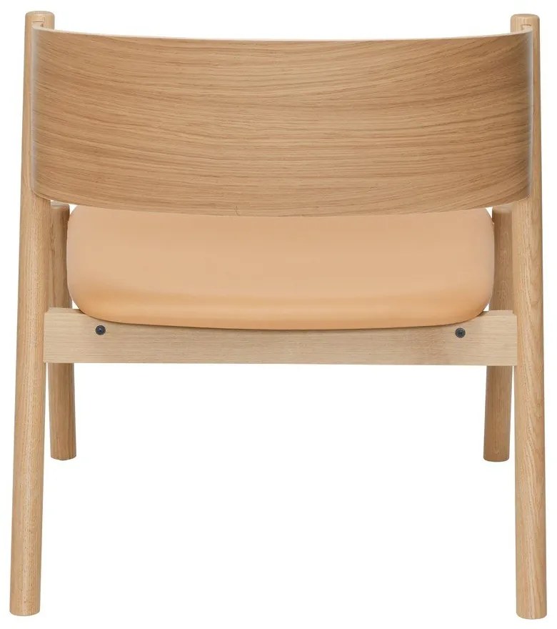 Svetlohnedé kreslo Oblique – Hübsch