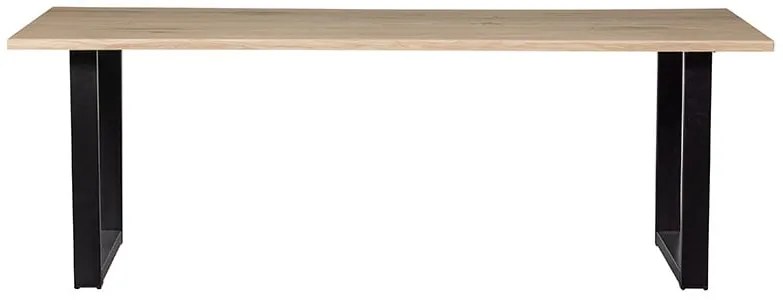 Jedálenský stôl tablo 199 x 90 cm nohy do tvaru u dobvý masív MUZZA