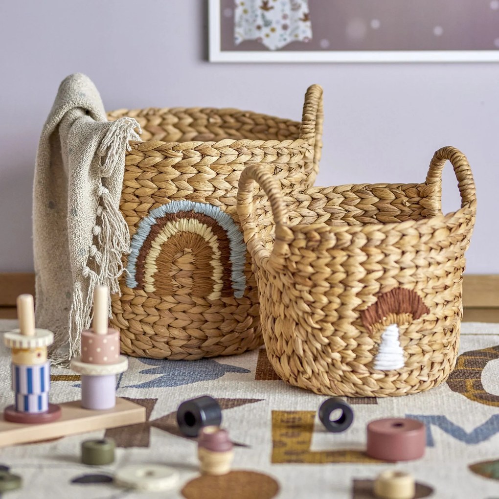 Bloomingville Úložný kôš Agnes Water Hyacinth menší