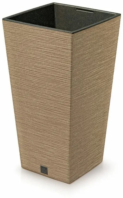 Kvetináč FURU SQUARE ECO WOOD 39,5 cm naturo