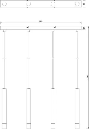 Zuma Line P241125804GD - Luster na lanku VELIC 4xG9/5W/230V zlatý