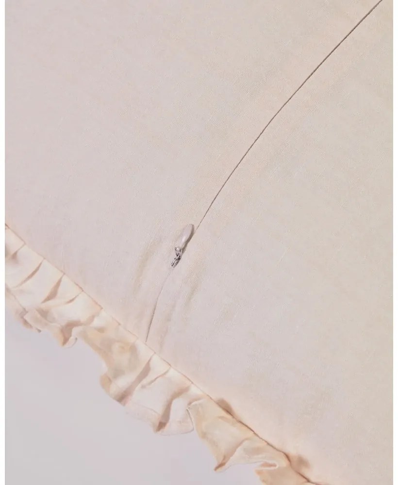 Obliečka na vankúš s prímesou ľanu 45x45 cm Nacha – Kave Home