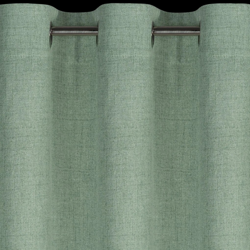 ZÁVES NA KRÚŽKOCH LINDA 140X250 CM ZELENÁ