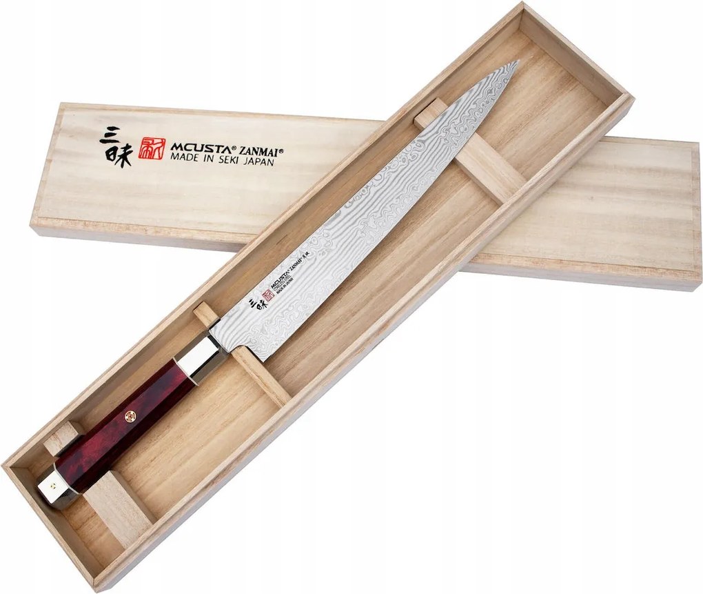 Mcusta Zanmai VG-10 Ultimate Aranami Japonský filetovací nôž Sujihiki 27 cm
