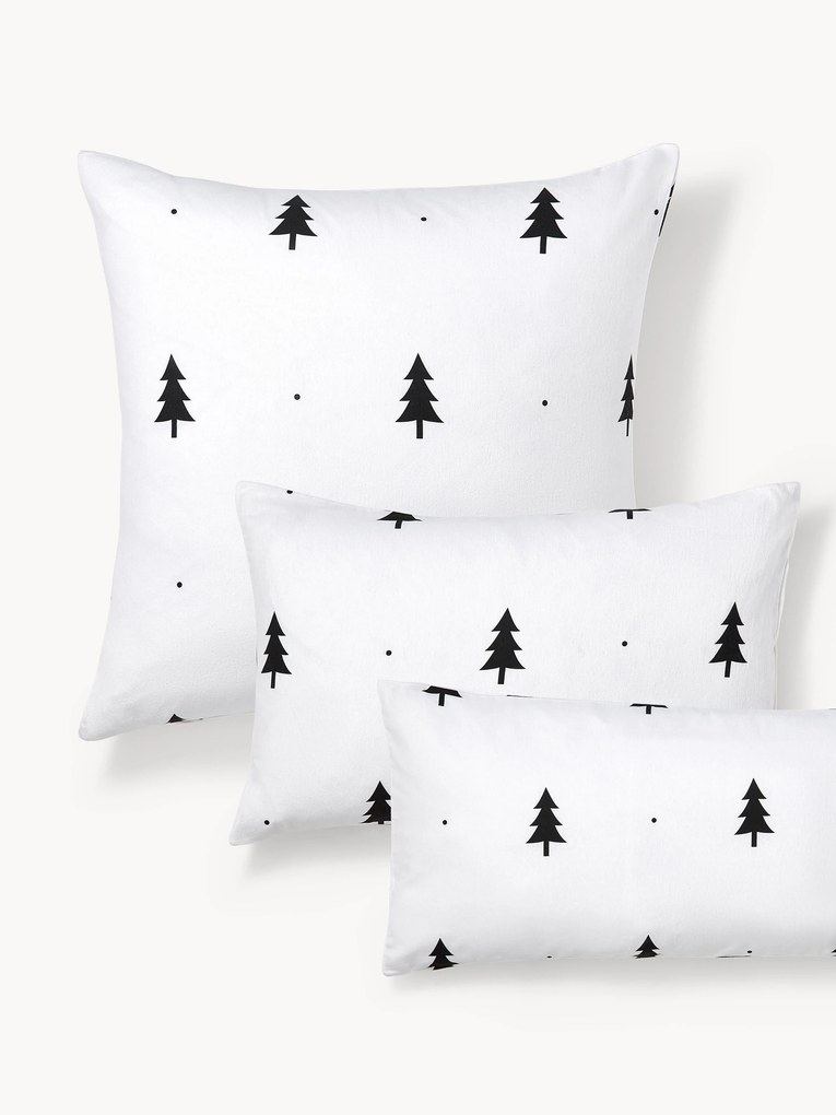 Flanelová vianočná obliečka na vankúš X-mas Tree