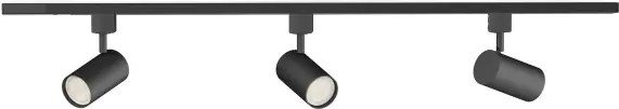 Philips - LED stmievateľné bodové svietidlo pre lištový systém EASYLINK 3xGU10/4,7W/230V 1m čierna