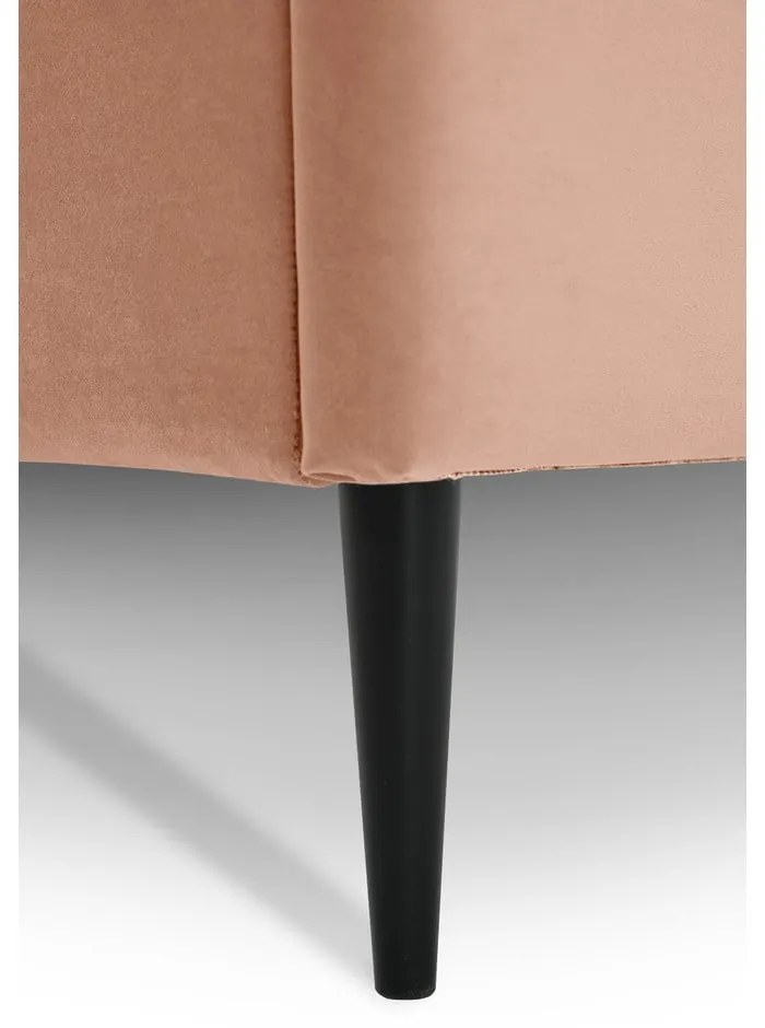 Ružová detská posteľ 120x200 cm Star – Scandic