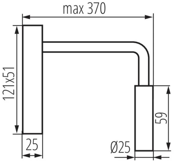 Kanlux 32522 - LED Flexibilná lampička TONIL LED/2,7W/230V čierna