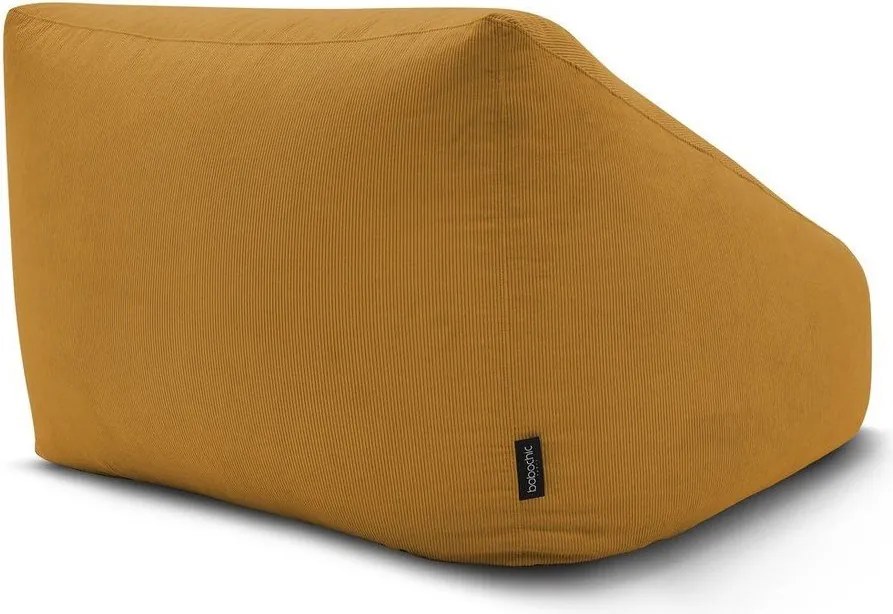 Žltý menčestrový sedací vak Lilibet – Bobochic Paris