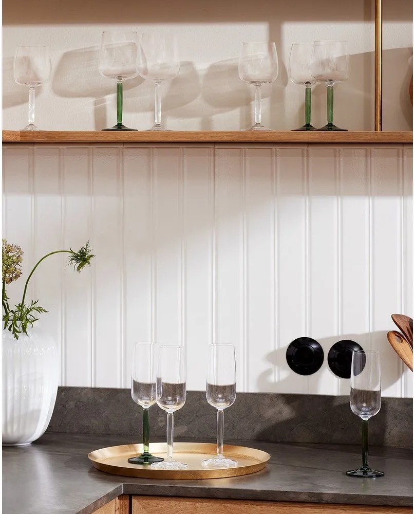 Poháre v súprave 2 ks na sekt 240 ml Hammershøi – Kähler Design