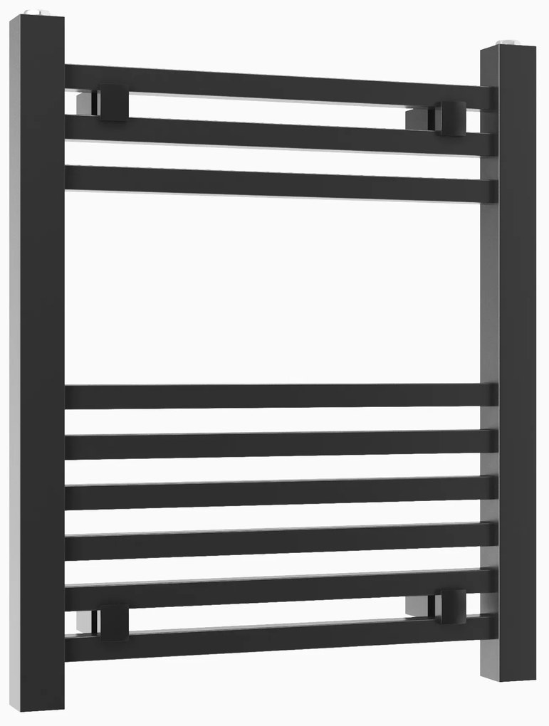 Erga Proper, vykurovacie teleso 600x500 mm, 302W, čierna, ERG-LAV-PROP-6050-BK