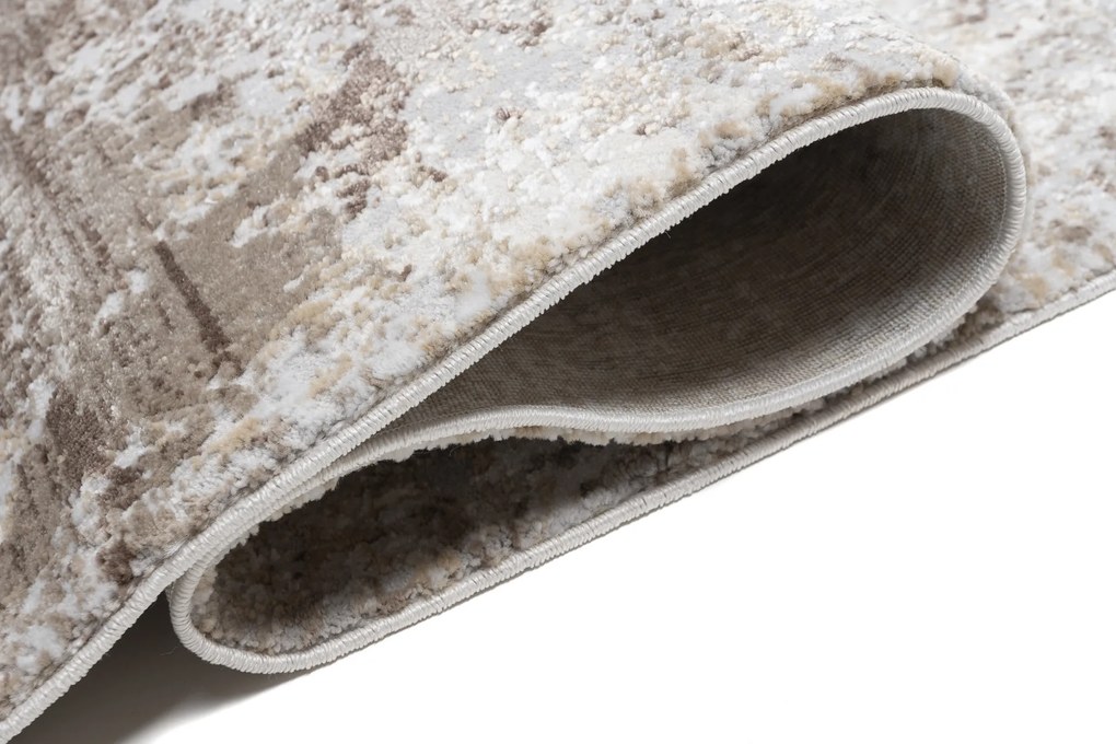 Béžový obdĺžnikový koberec Sahara – hustá gramáž 2000 g/m² Rozmer: 80x150 cm