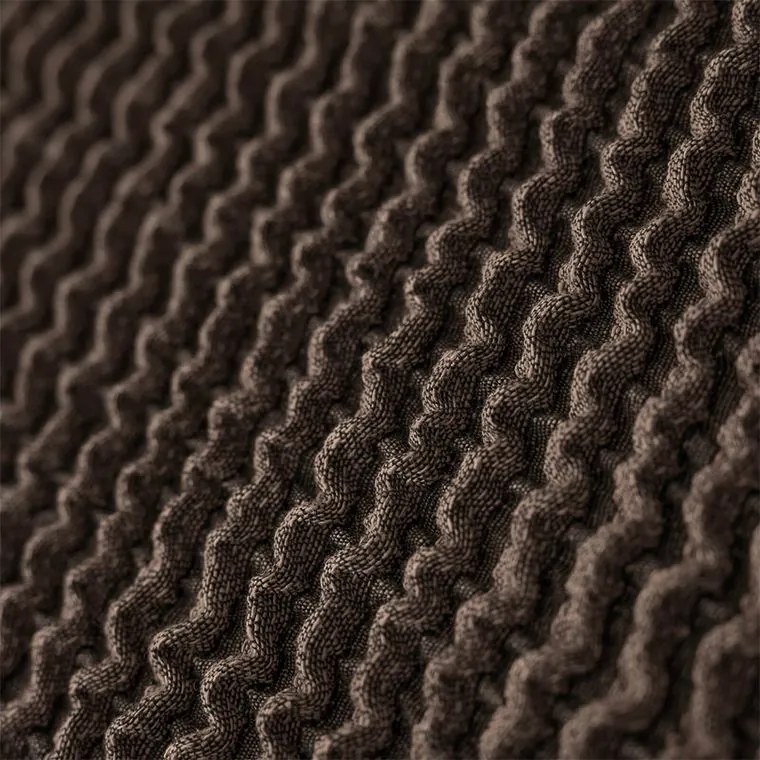 Bielastické poťahy COSTINA tabaková kreslo ušiak (š. 60 - 110 cm)