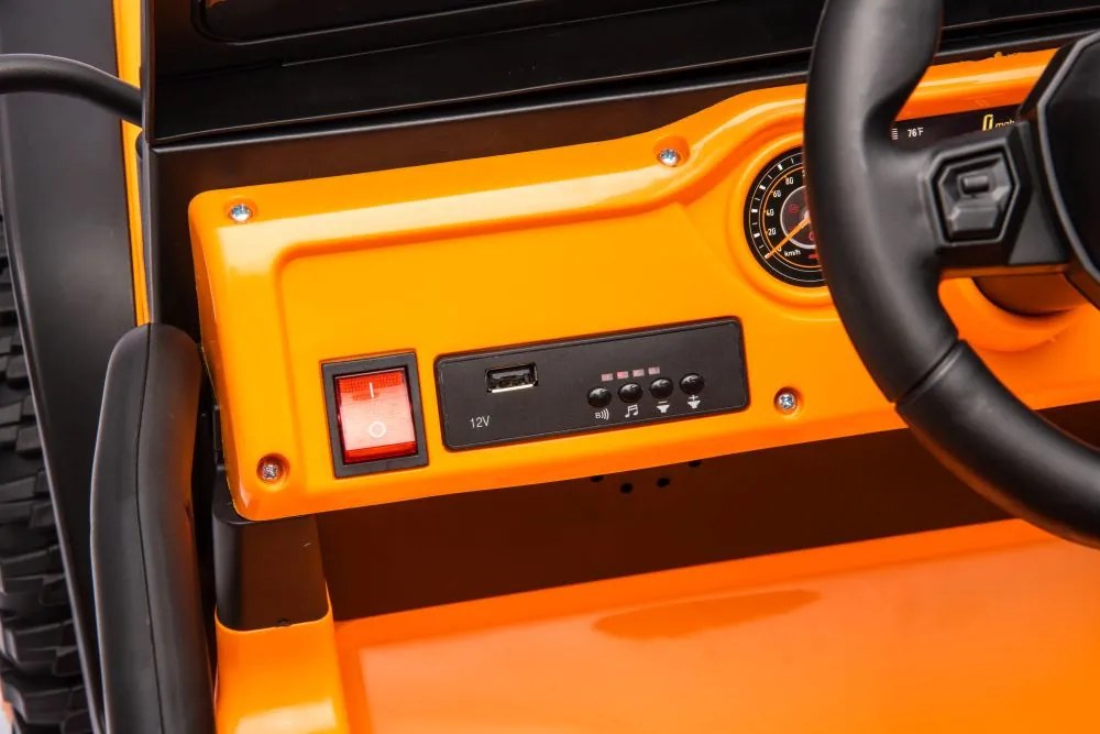 LEAN CARS Autobatéria YSA8813 Orange 24V