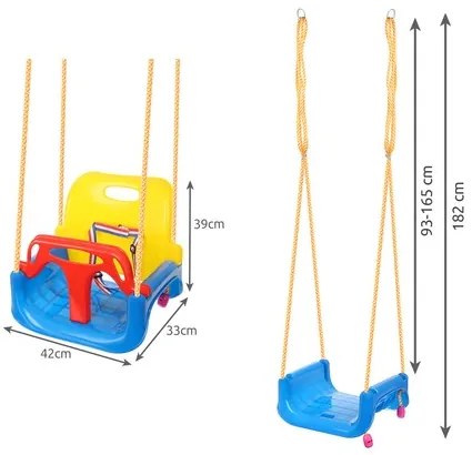 Detská hojdačka 3v1 Kruzzel 23552