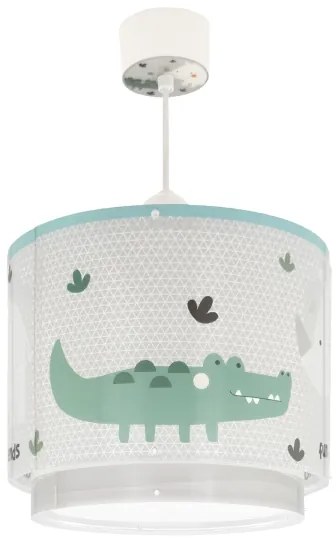 Dalber 60622 - Detský luster RHICO AND CROCO 1xE27/15W/230V