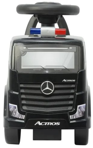 Odrážadlo Mercedes-Benz Actros policajné auto čierne